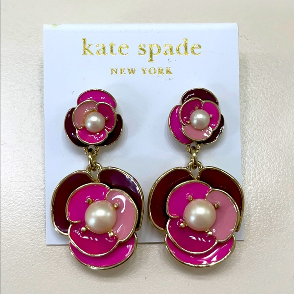 Kate Spade flower earrings